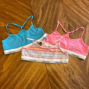 CALVIN KLEIN girls sports bralette - size XL 14/16